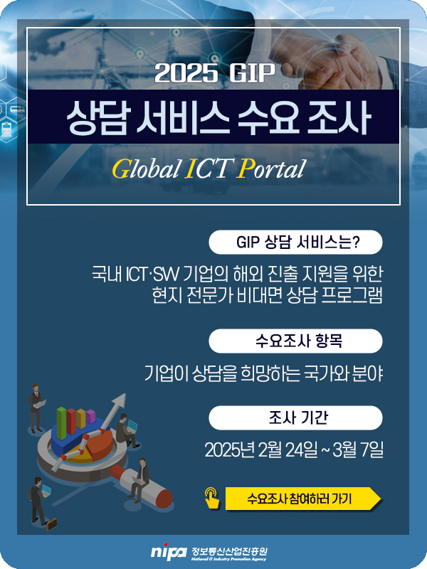 2025년 글로벌 ICT포털(GIP) 상담 서비스 수요 조사